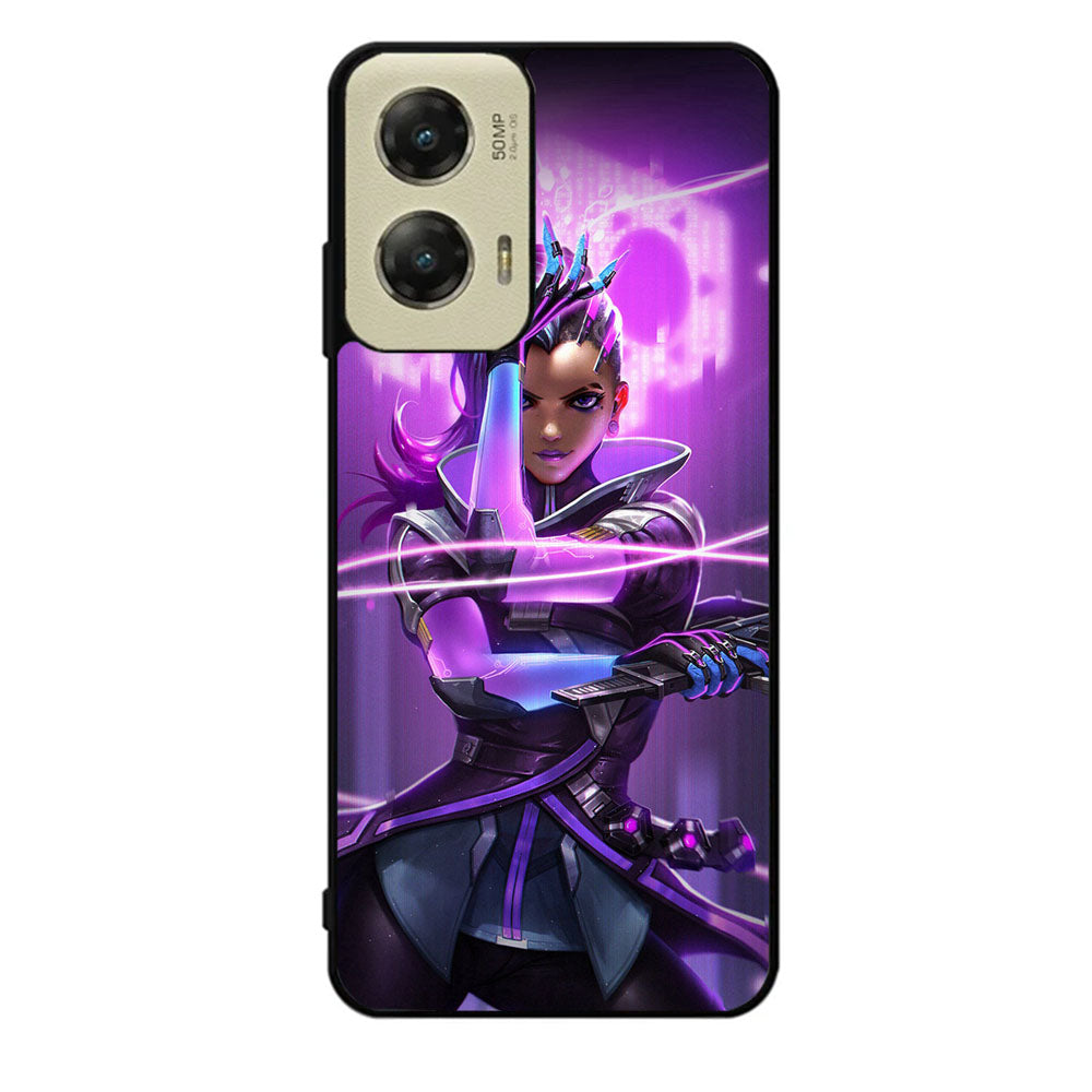 Overwatch Sombra Purple Case Motorola Moto G Stylus 2024 5G BC0542