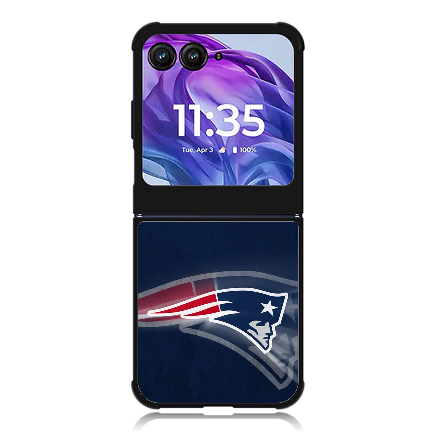 New England Patriots Logo Motorola Moto Razr 2024 , Moto Razr 50 Case FE0566