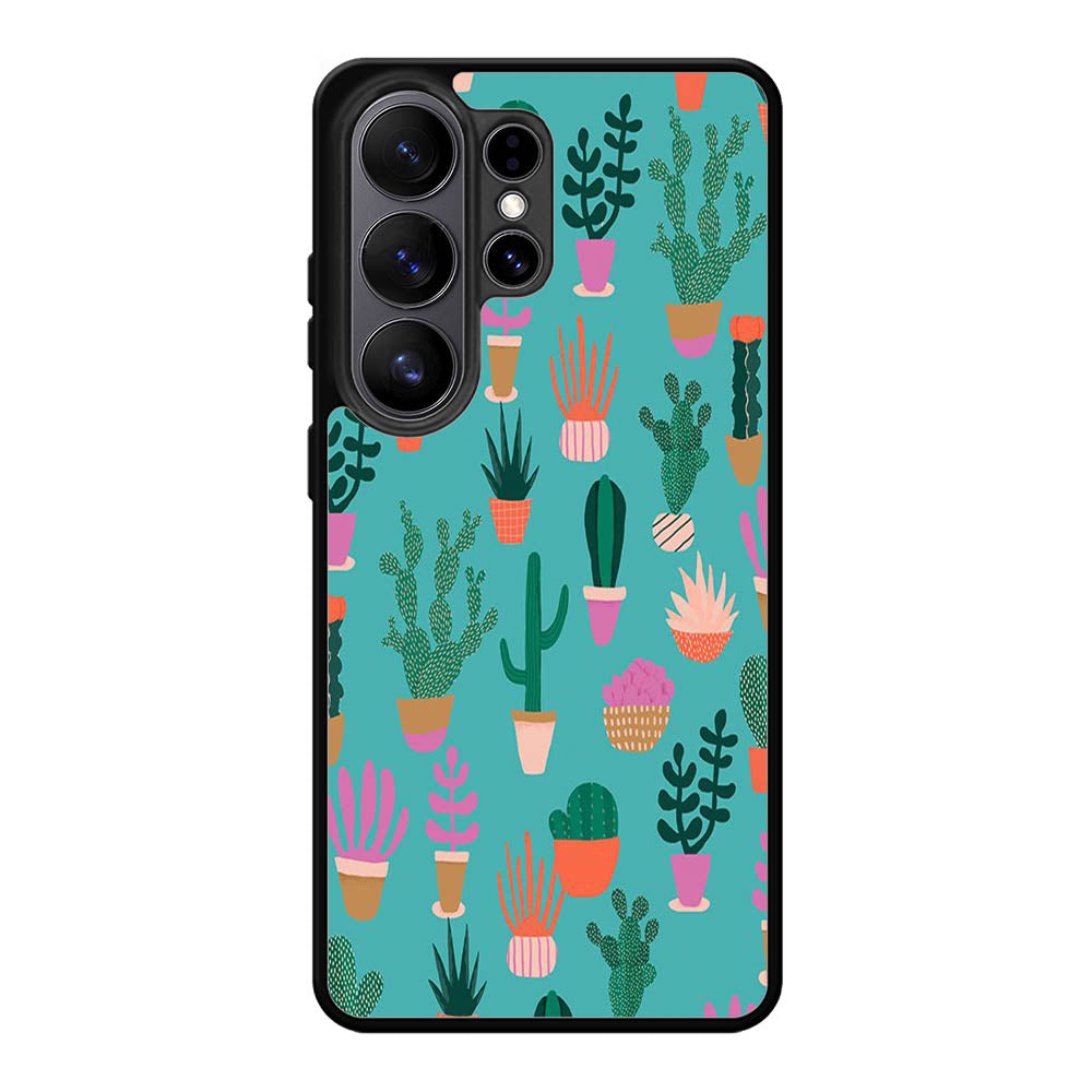 Patio Pattern Cactus Samsung Galaxy S26 Ultra Case BC0570