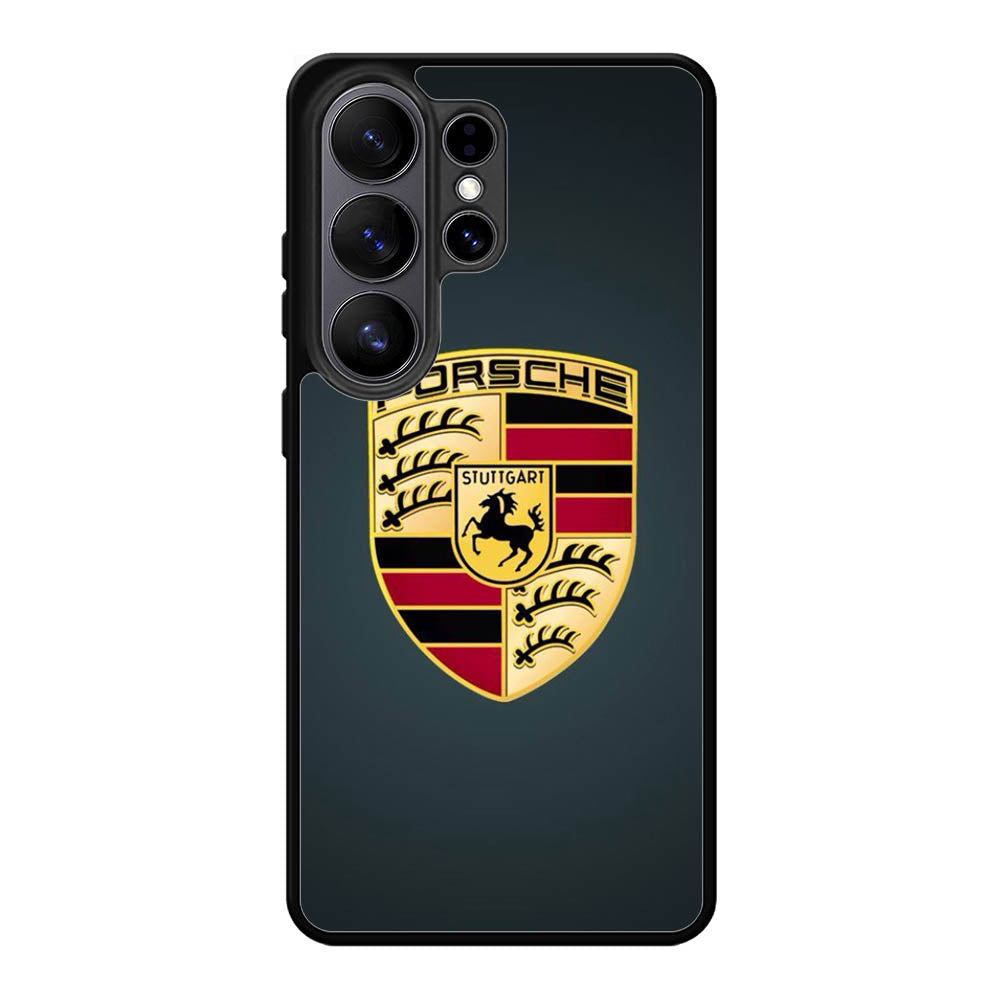 Porsche Logo Wallpaper Samsung Galaxy S26 Plus Case