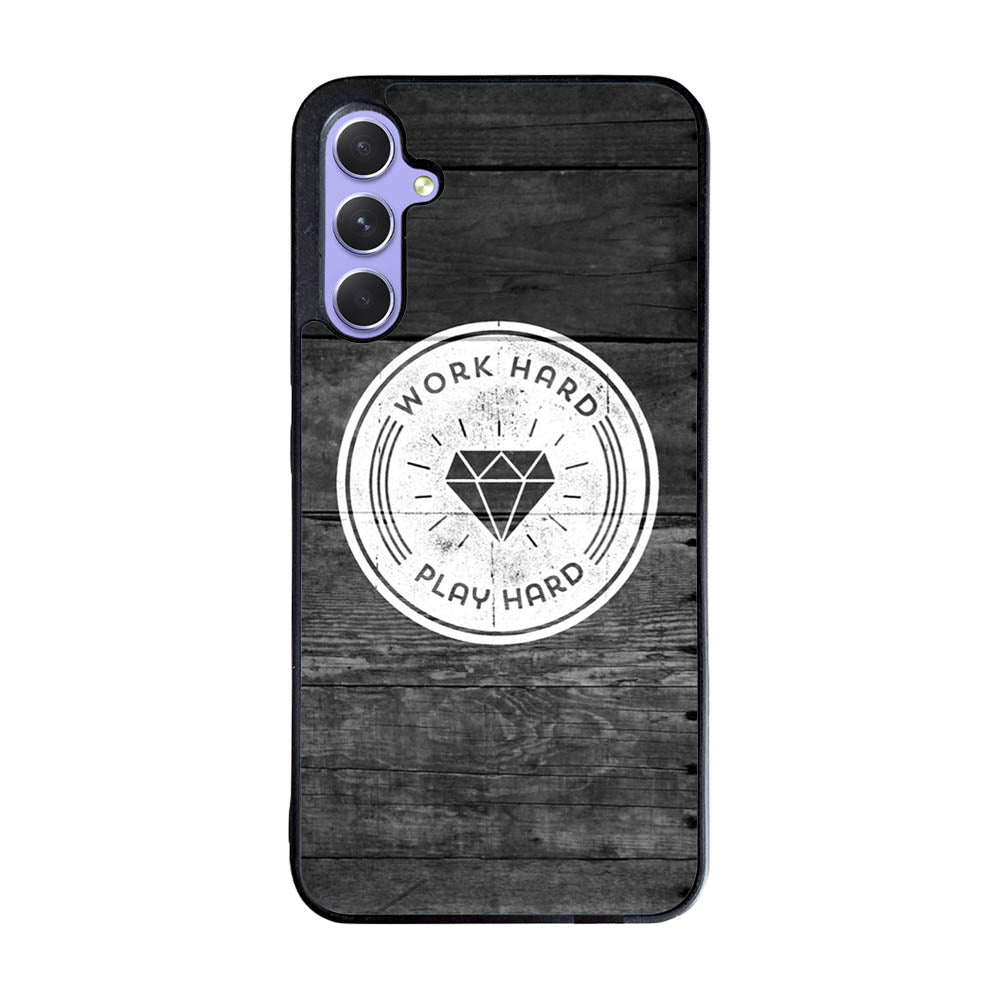 Work Hard Play Hard Case Samsung Galaxy A35 5G BC0577