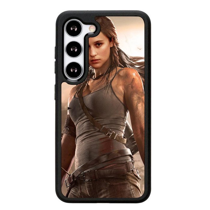 alicia vikander tomb raider X6109 Samsung Galaxy S24 Plus 5G , Samsung Galaxy S24+ 5G Case