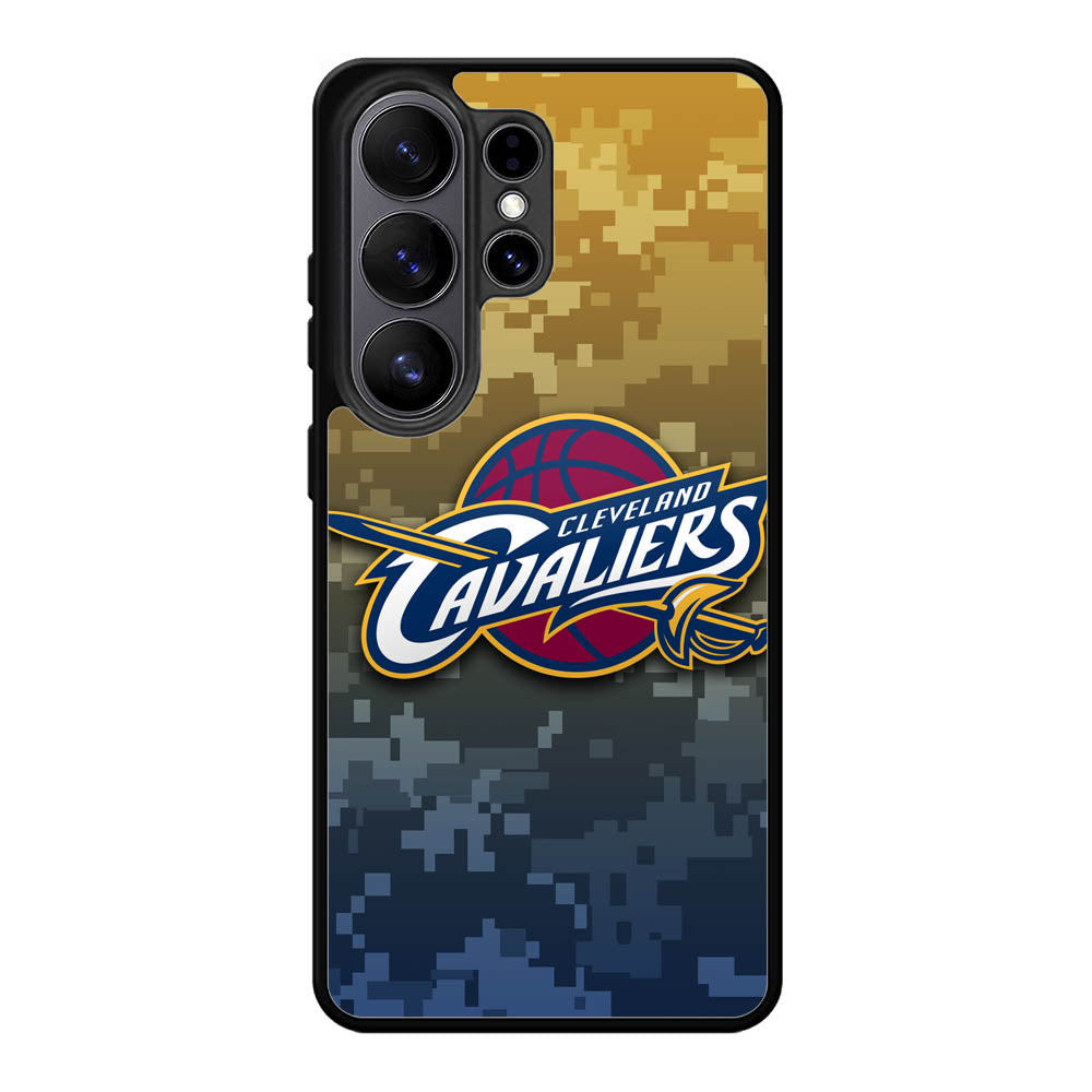 Cleveland Cavaliers camo X6185 Samsung Galaxy S26 Ultra Case