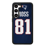 New England Patriots Randy Moss X6155 Samsung Galaxy S24 Plus 5G , Samsung Galaxy S24+ 5G Case