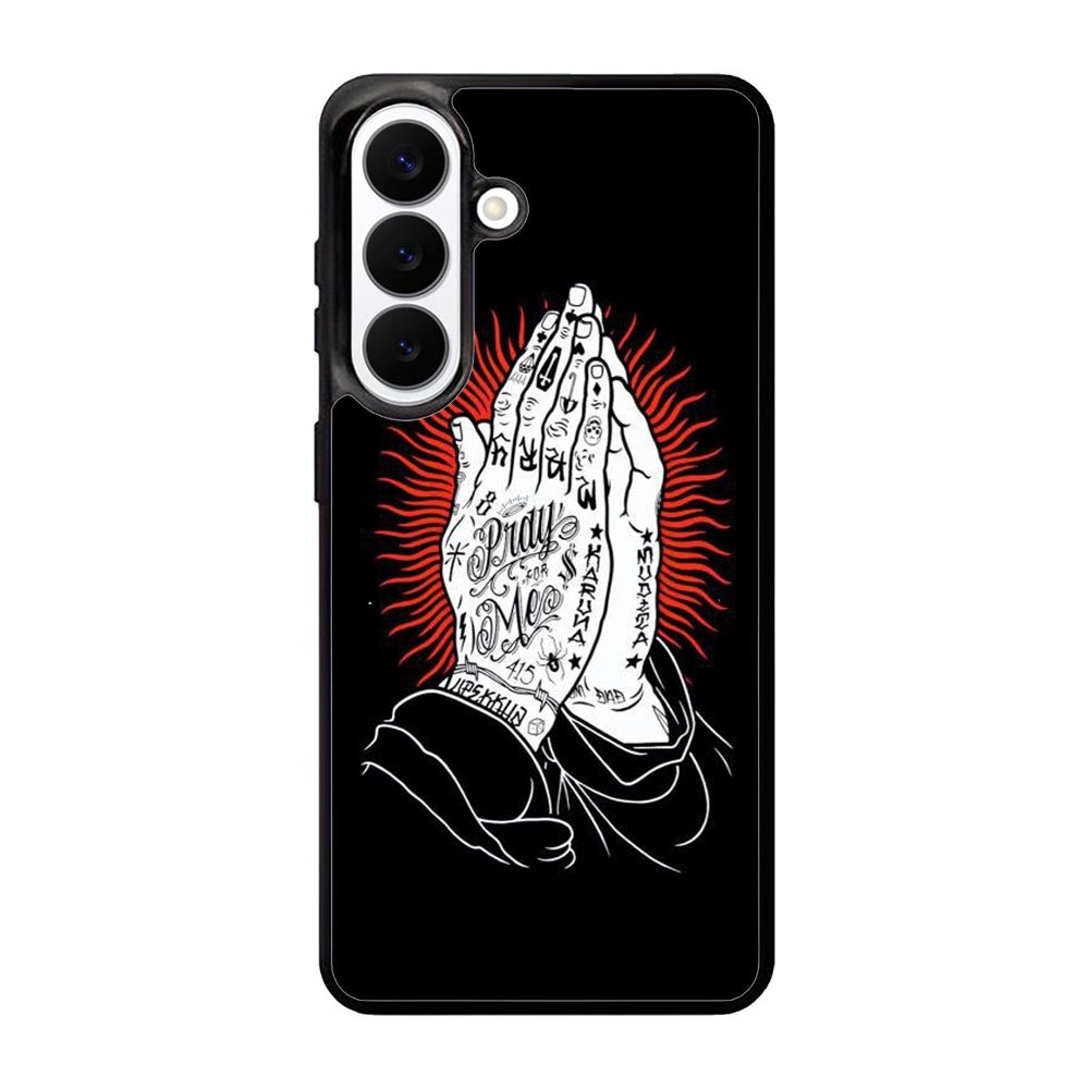 rebel 8 praying hands X6189 Samsung Galaxy S26 Case