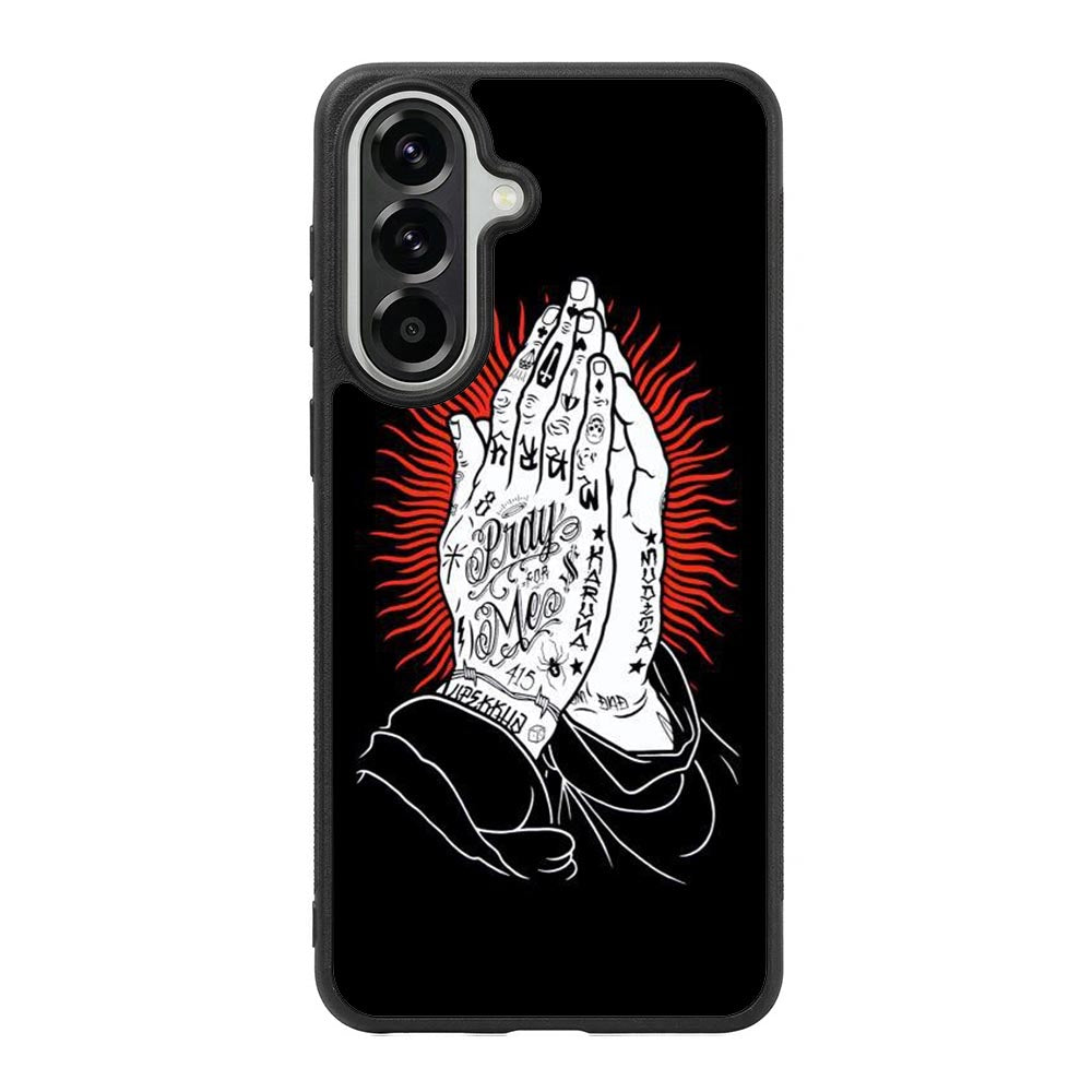 rebel 8 praying hands X6189 Samsung Galaxy A37 Case