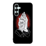rebel 8 praying hands X6189 Samsung Galaxy A35 5G Case