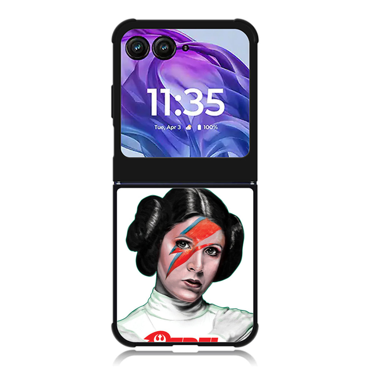 Rebel Rebel Princess Leia Motorola Moto Razr Plus 2025/2024 Case, Moto Razr 50 Ultra 5G BC0708