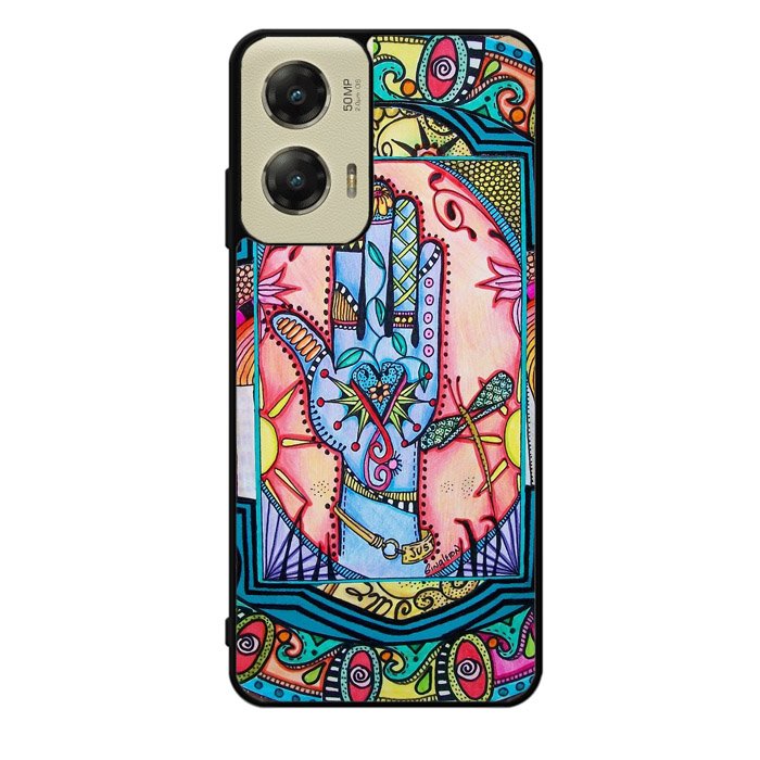 Hand Mandala Singleton Hippie X0147 Motorola Moto G Stylus 5G 2024 Case