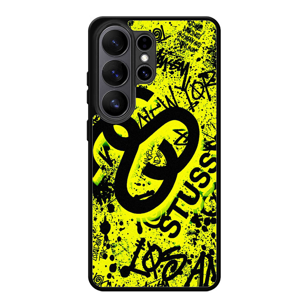 stussy yellow X6147 Samsung Galaxy S26 Ultra Case