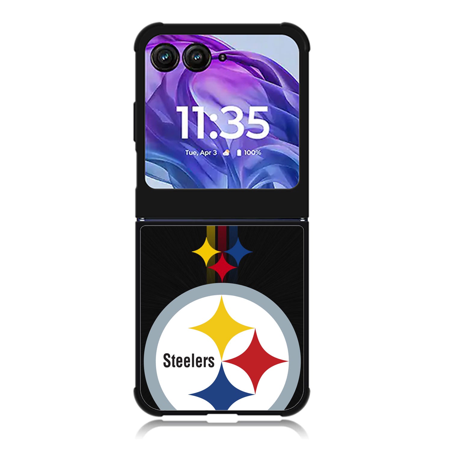 Pittsburgh Steelers logo Motorola Moto Razr Plus 2025/2024 Case, Moto Razr 50 Ultra 5G BC0706