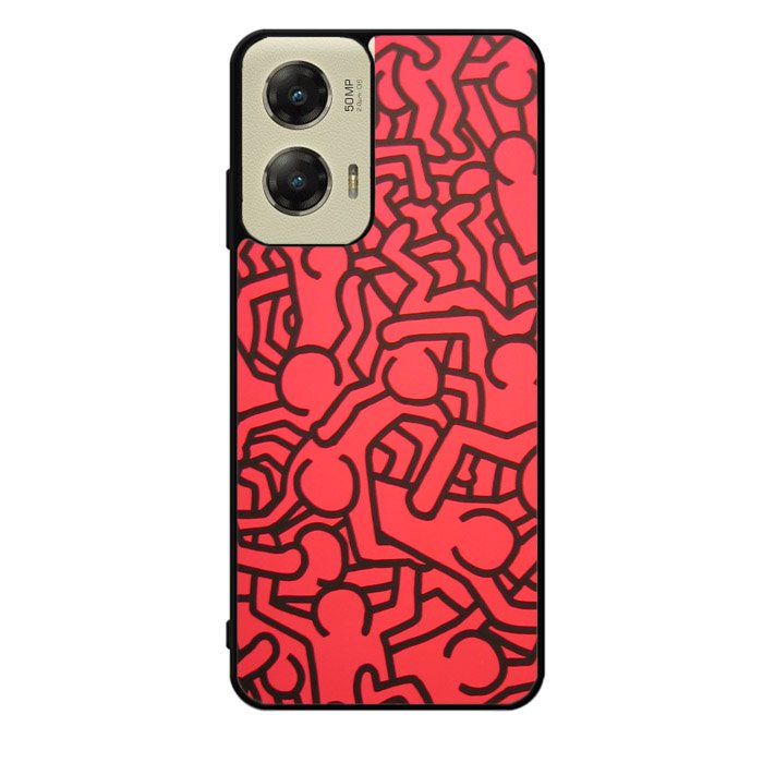 Keith Haring Colors Go Back X0151 Motorola Moto G Stylus 5G 2024 Case
