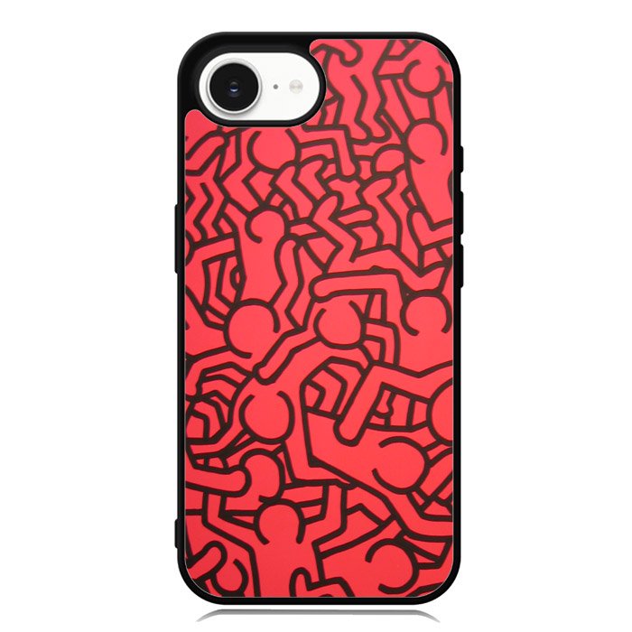 Keith Haring Colors Go Back X0151 iPhone 16e Case