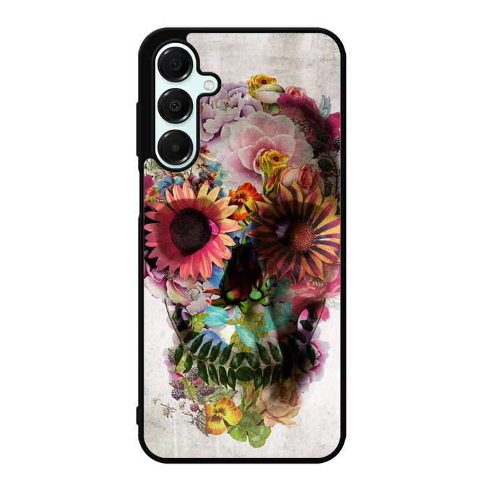 Floral Skeleton X0174 Samsung Galaxy A35 5G Case