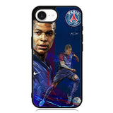 painting of Kylian Mbappé X7053 iPhone 16e Case