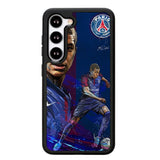 painting of Kylian Mbappé X7053 Samsung Galaxy S25 Plus 5G , Samsung Galaxy S25+ 5G Case