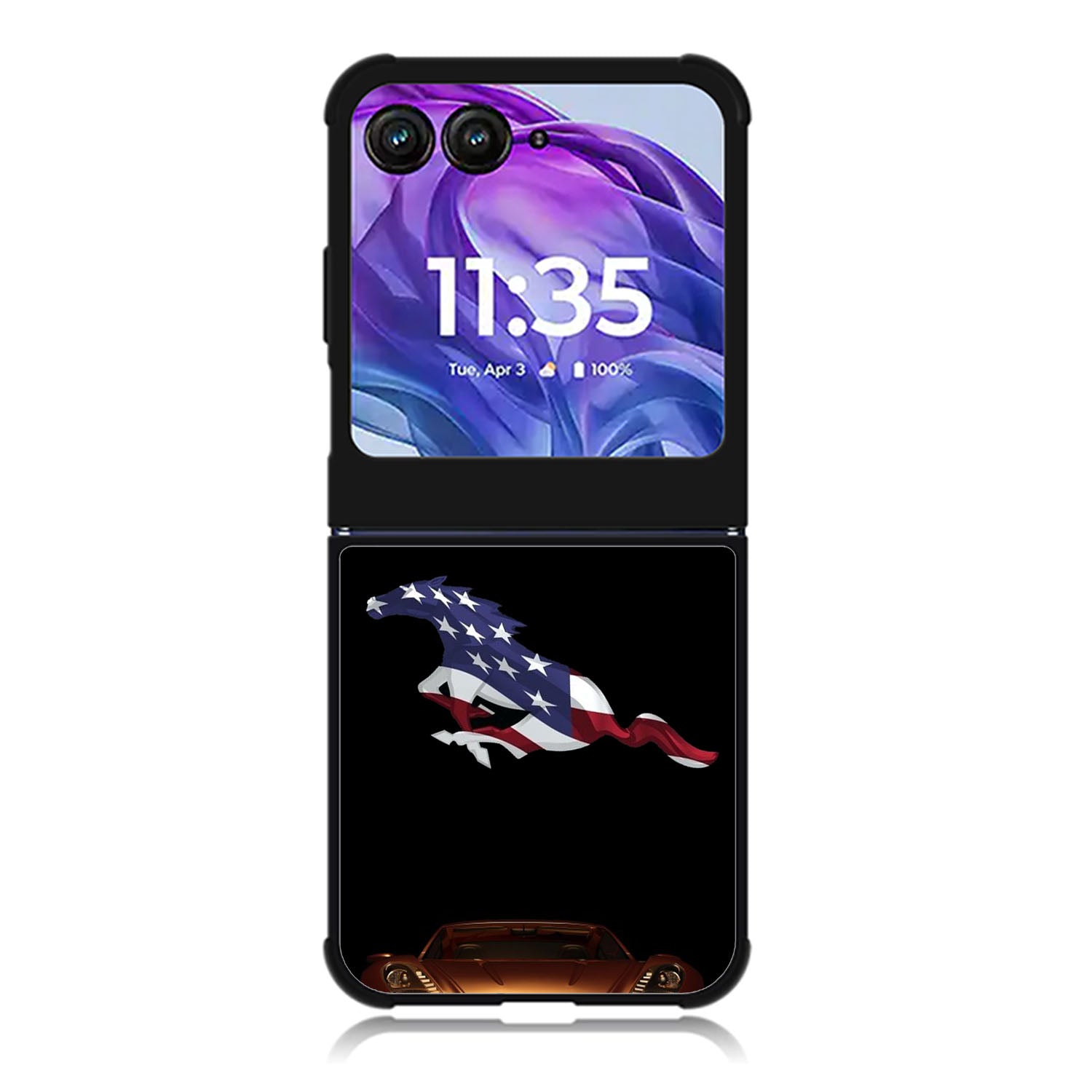 Ford Mustang Logo Motorola Moto Razr 2024 , Moto Razr 50 Case FE0739