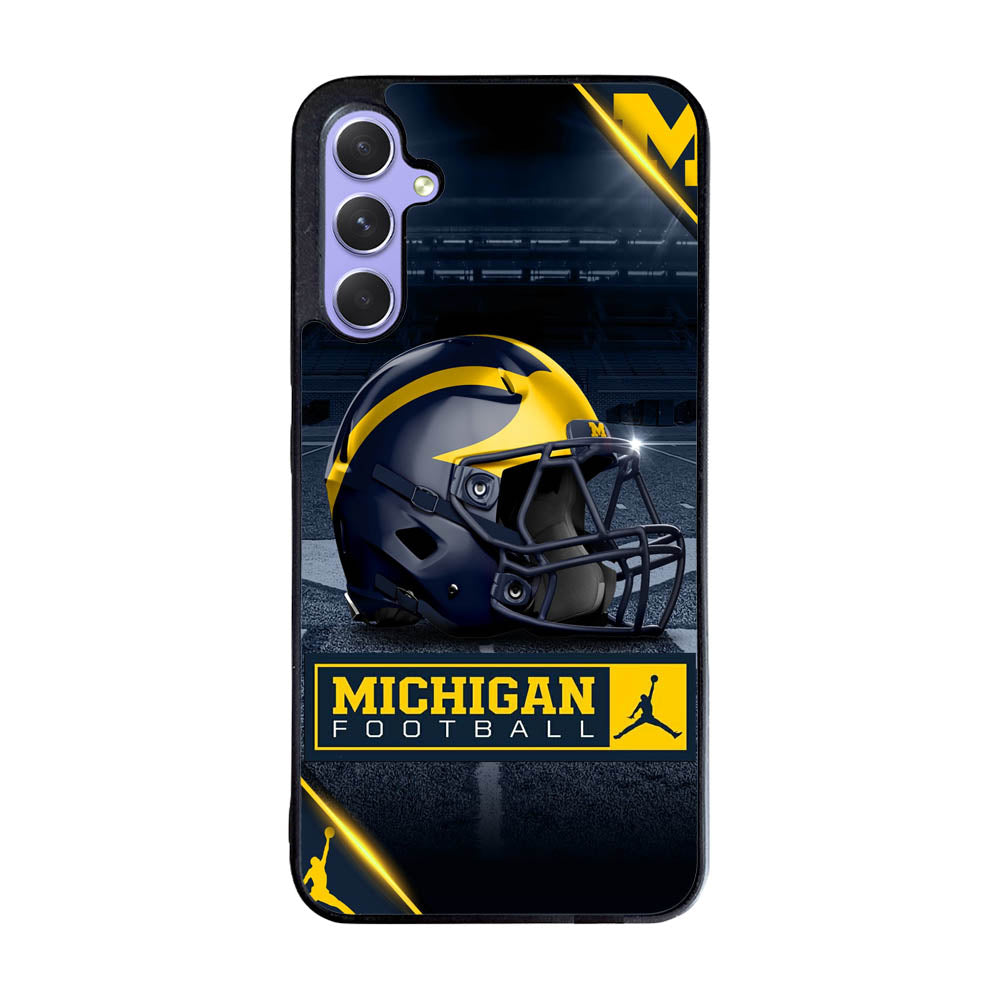 michigan wolverines helmet Case Samsung Galaxy A55 5G BC0760