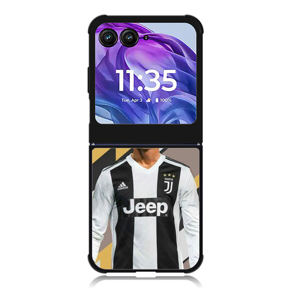 Cristiano Ronaldo Juventus Motorola Moto Razr Plus 2025/2024 Case, Moto Razr 50 Ultra 5G BC0734