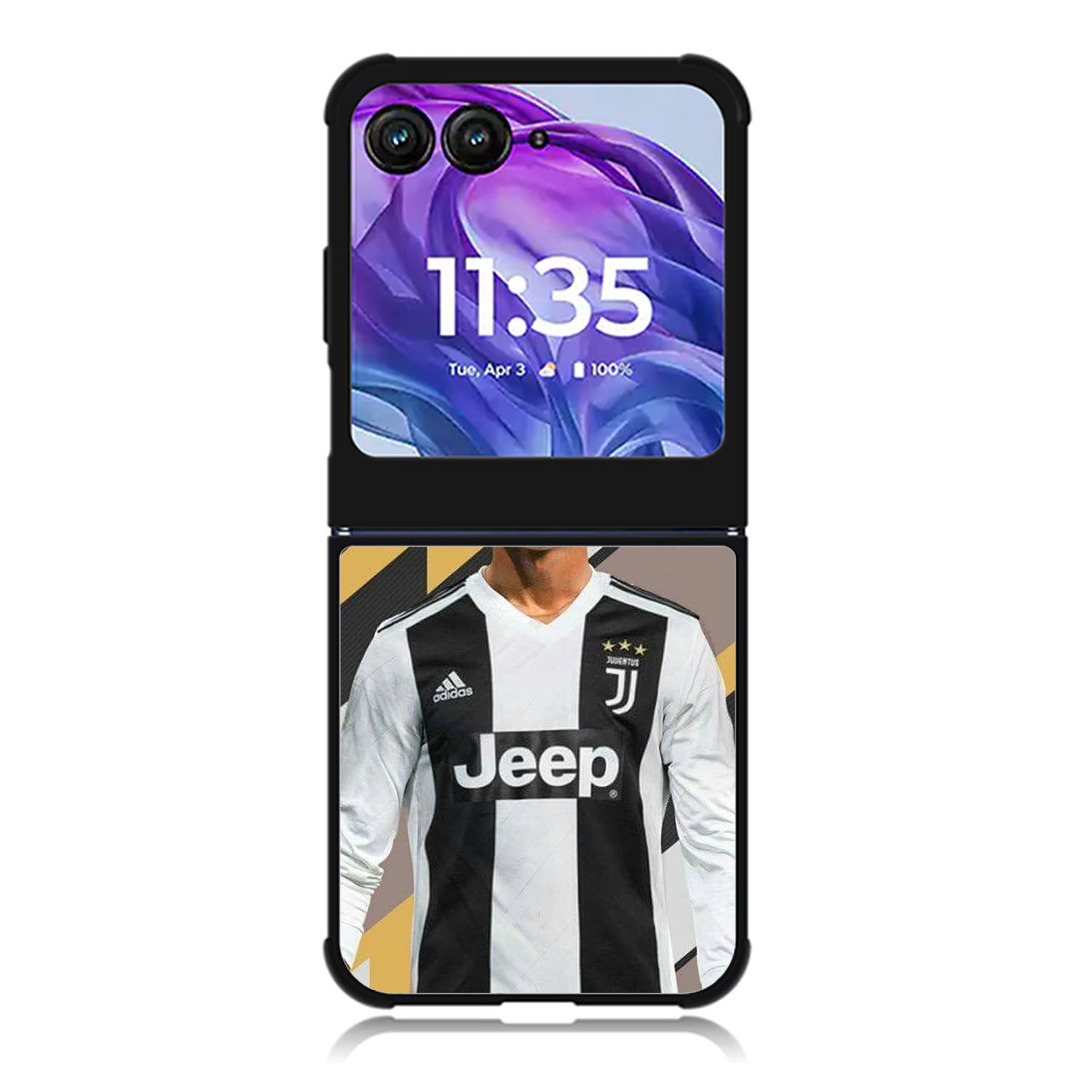 Cristiano Ronaldo Juventus Motorola Moto Razr 2024 , Moto Razr 50 Case FE0734