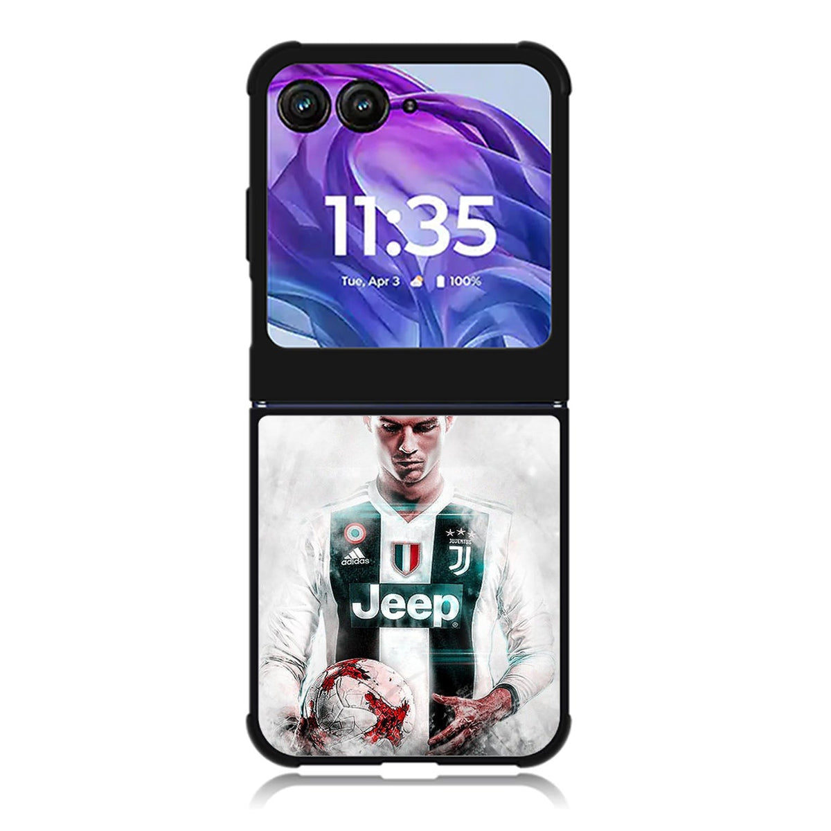 Ronaldo Juventus Motorola Moto Razr 2024 , Moto Razr 50 Case FE0765