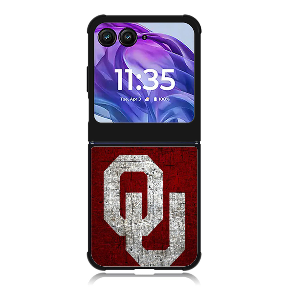 Oklahoma Sooners Motorola Moto Razr Plus 2025/2024 Case, Moto Razr 50 Ultra 5G BC0819