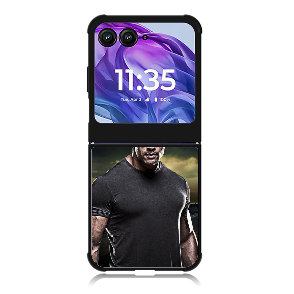 THE ROCK Motorola Moto Razr Plus 2025/2024 Case, Moto Razr 50 Ultra 5G BC0828