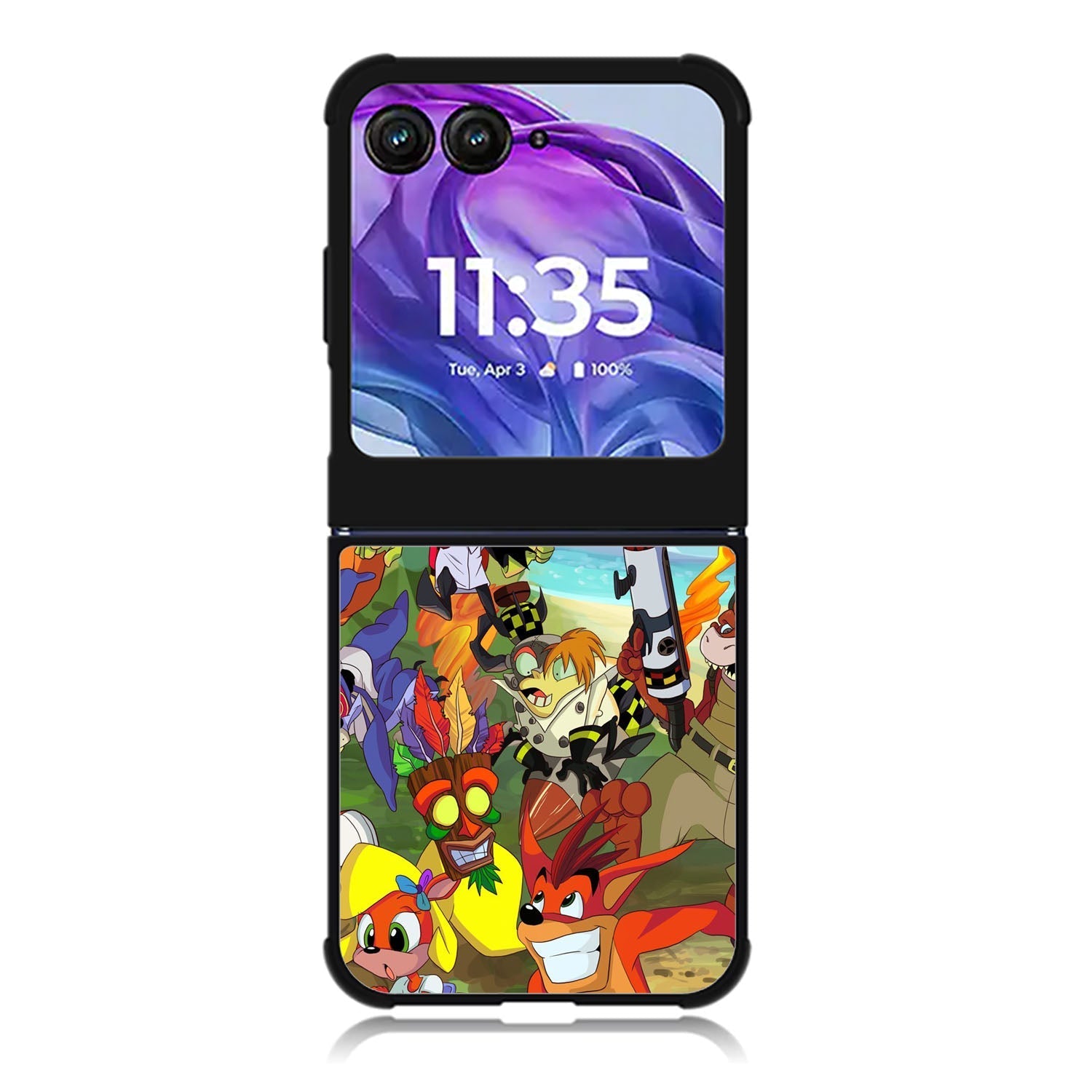 Crash Bandicoot Motorola Moto Razr 2024 , Moto Razr 50 Case FE0813