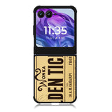 Golden Ticket Chocolate Motorola Moto Razr 2024 , Moto Razr 50 Case FE0842