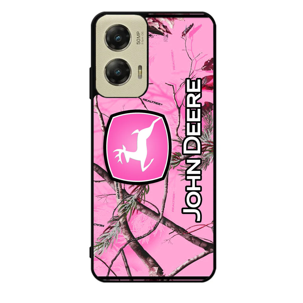John Deere Pink Camo Case Motorola Moto G Stylus 2024 5G BC0844