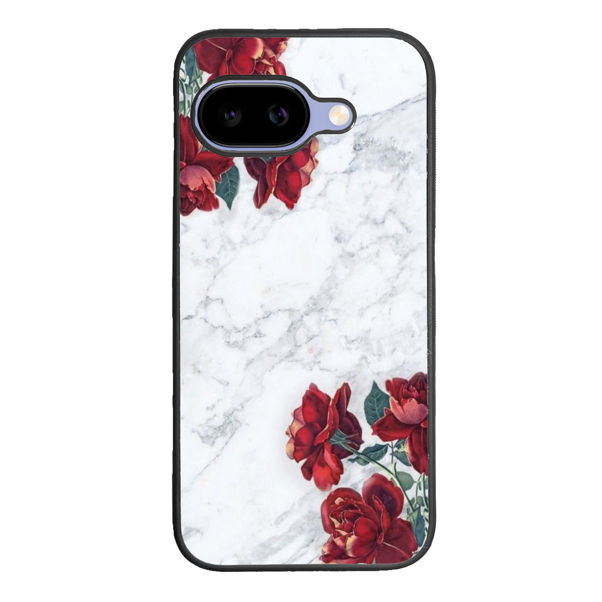 Marble With Roses Case Google Pixel 9A BC0847