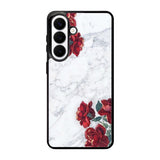Marble With Roses Samsung Galaxy S26 Case BC0847