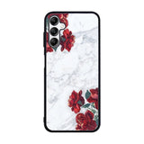 Marble With Roses Case Samsung Galaxy A15 BC0847
