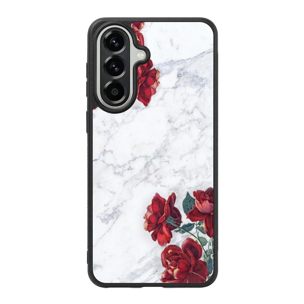 Marble With Roses Samsung Galaxy A57 Case BC0847