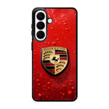 Porsche Logo Red X8906 Samsung Galaxy S26 Case