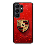 Porsche Logo Red X8906 Samsung Galaxy S26 Ultra Case