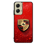 Porsche Logo Red X8906 Motorola Moto G Stylus 5G 2024 Case
