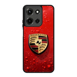 Porsche Logo Red X8906 Motorola Moto G 5G 2025 Case