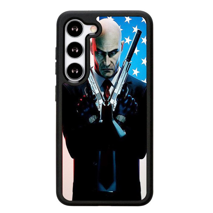 HITMAN thriller action assassin crime X0437 Samsung Galaxy S24 Plus 5G , Samsung Galaxy S24+ 5G Case