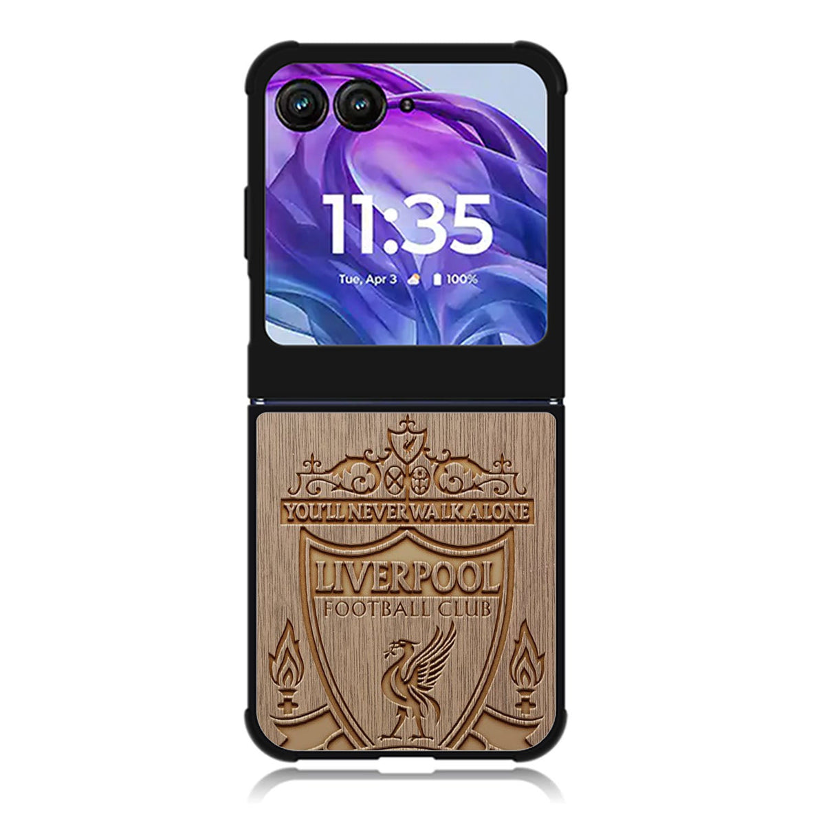 Liverpool Grafir Wooden Motorola Moto Razr 2024 , Moto Razr 50 Case FE0892