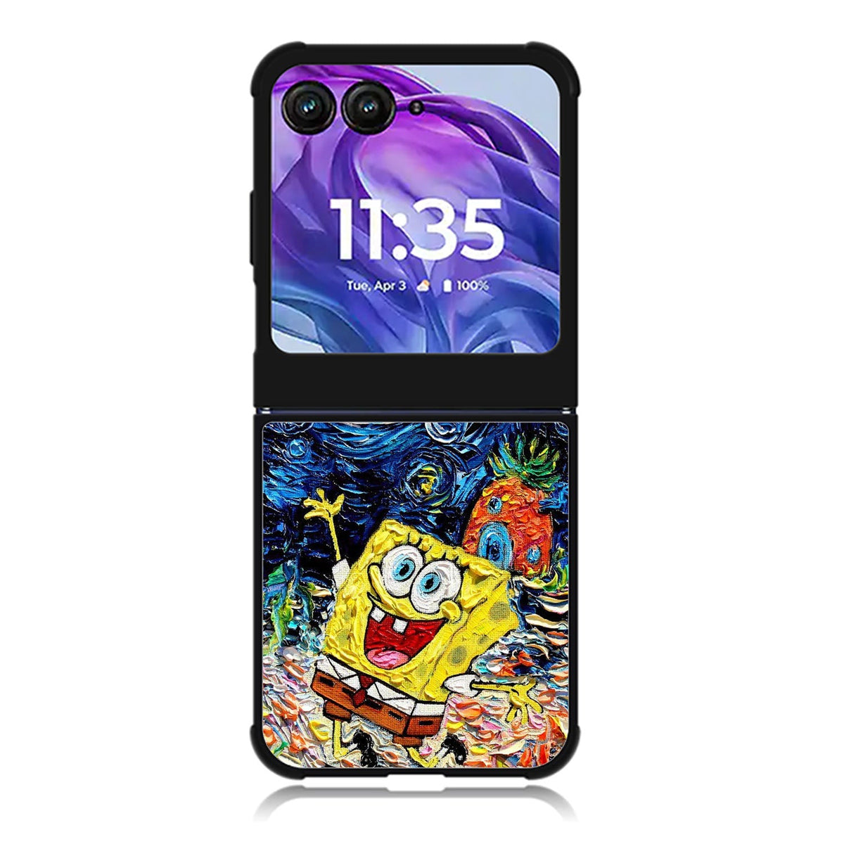Spongebob Squarepants Art Motorola Moto Razr 2024 , Moto Razr 50 Case FE0880