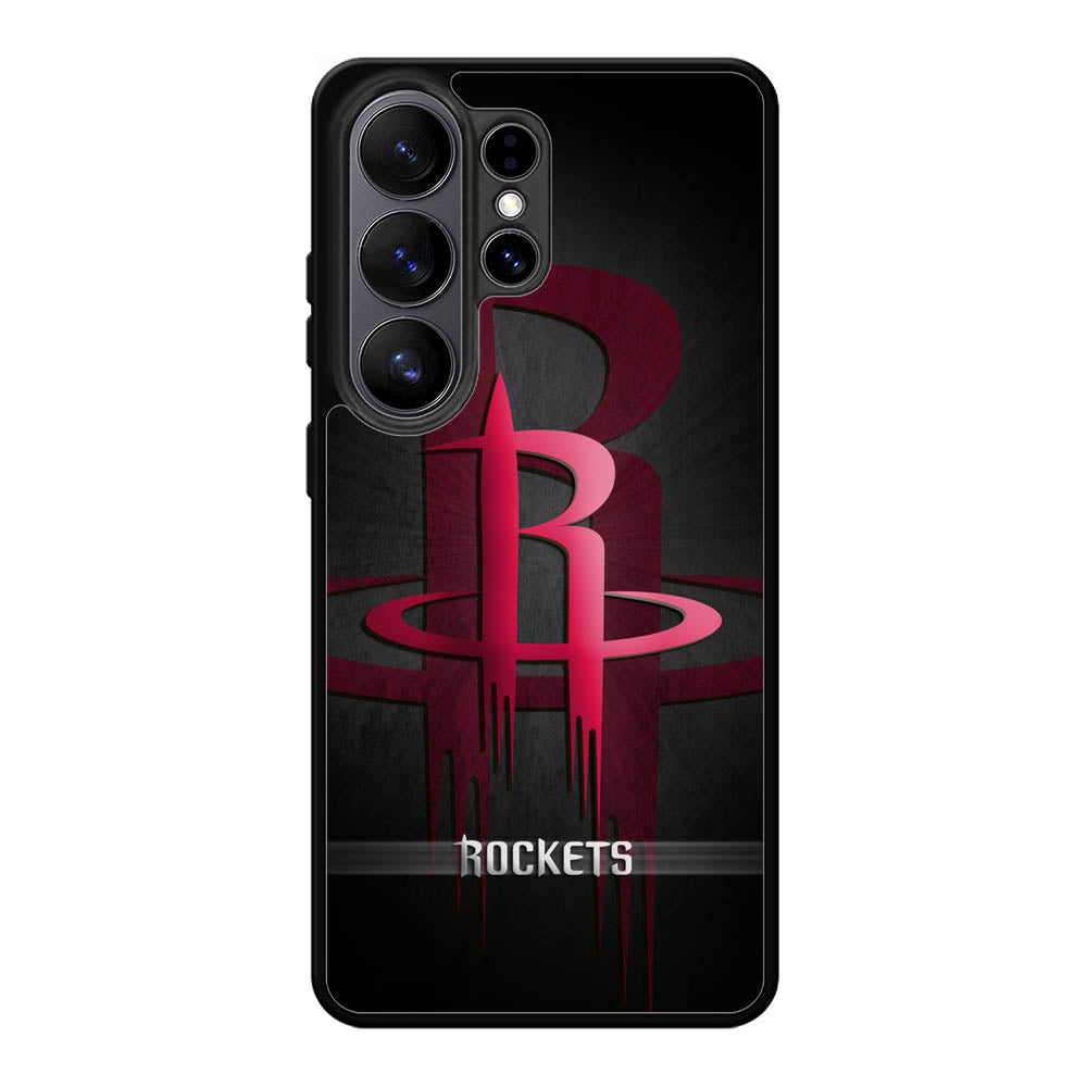 Black Houston Rockets X9065 Samsung Galaxy S26 Ultra Case