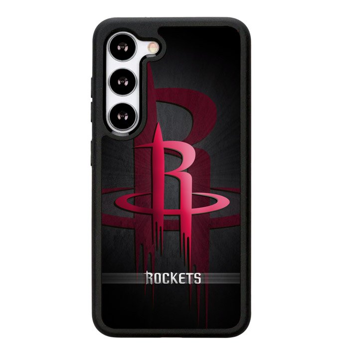 Black Houston Rockets X9065 Samsung Galaxy S25 5G Case