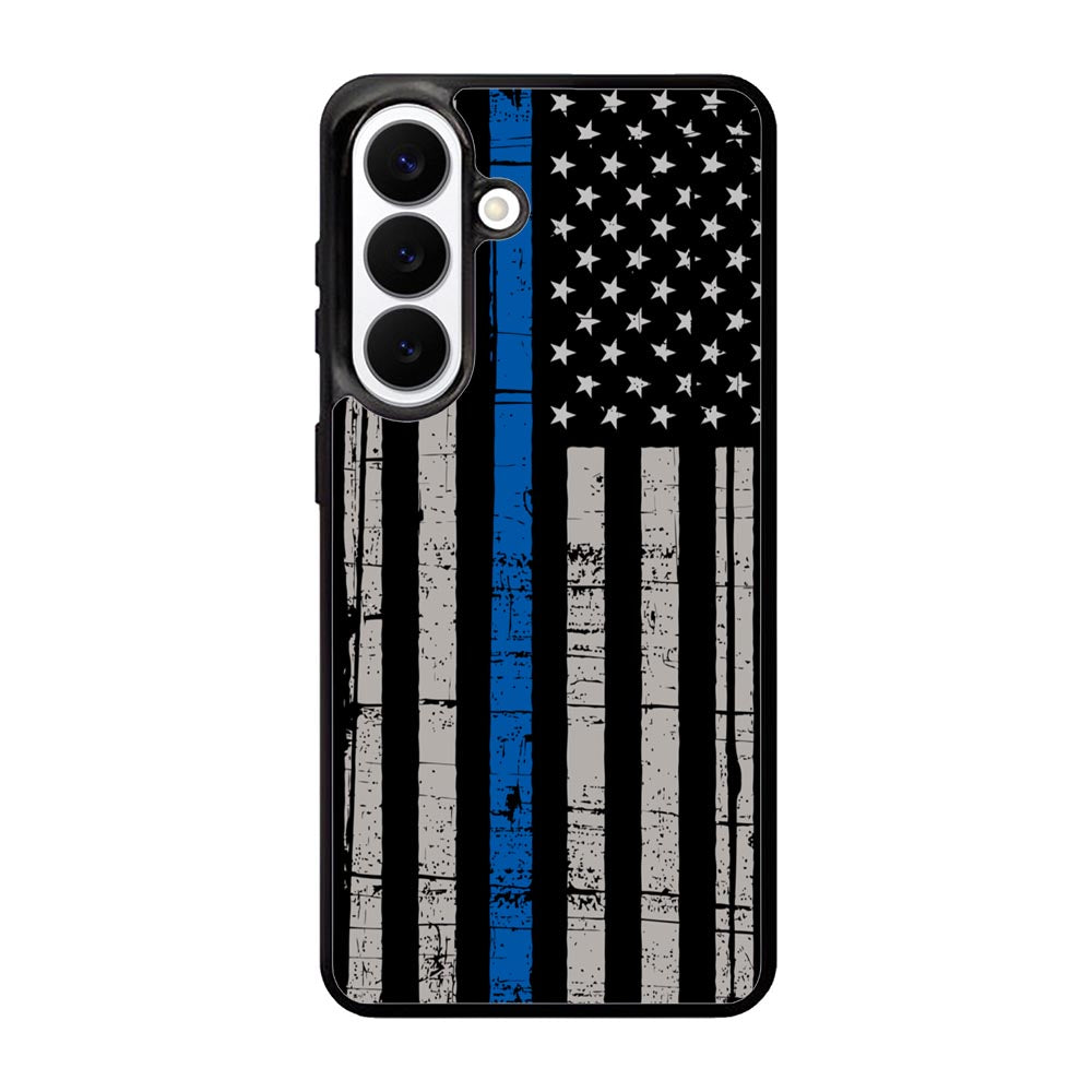 thin blue line flag X9119 Samsung Galaxy S26 Plus Case