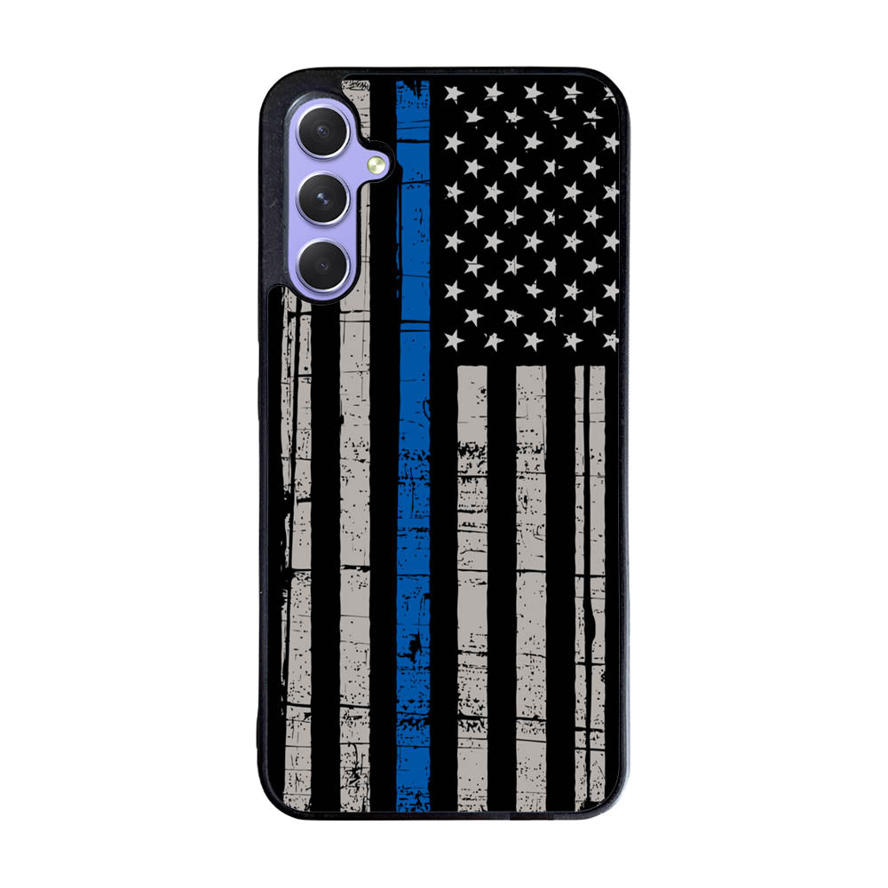 thin blue line flag Case Samsung Galaxy A55 5G BC0916