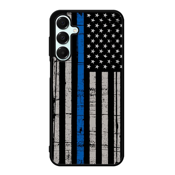 thin blue line flag X9119 Samsung Galaxy A26 5G Case
