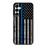thin blue line flag X9119 Samsung Galaxy A26 5G Case