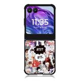 bts collage Motorola Moto Razr 2024 , Moto Razr 50 Case FE0903