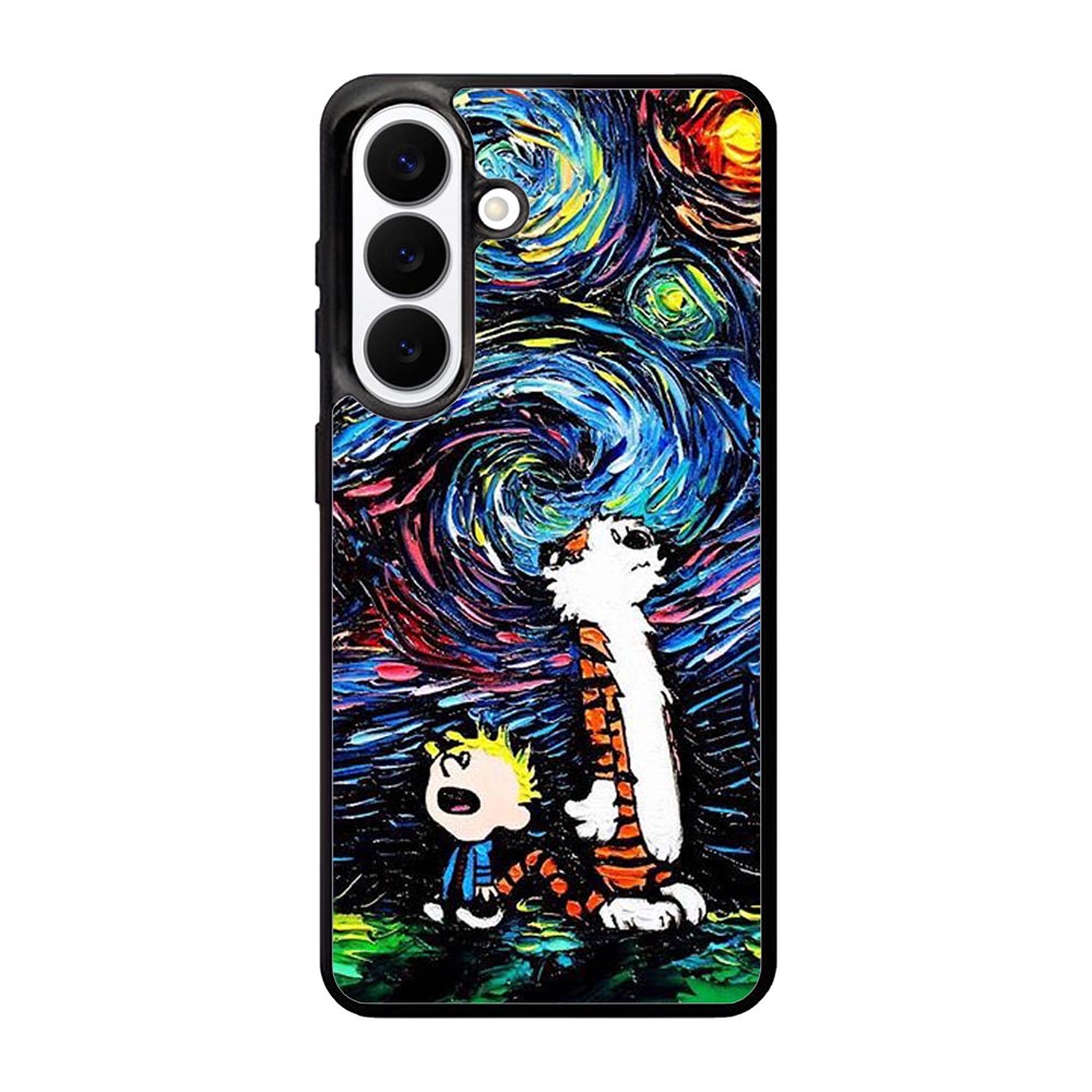 Calvin and Hobbes Art Starry Night X9177 Samsung Galaxy S26 Plus Case