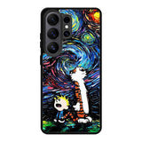 Calvin and Hobbes Art Starry Night X9177 Samsung Galaxy S26 Ultra Case